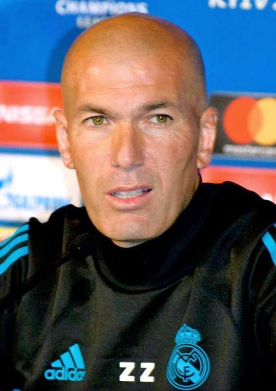 　今季限りでの辞任を表明したジダン監督