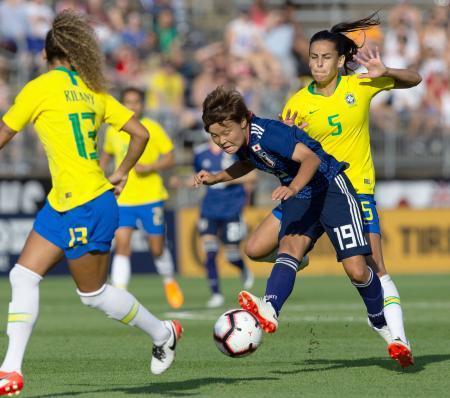 なでしこ、ブラジルに敗れる 女子サッカー４カ国対抗