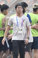 　サウジアラビアを破り、準決勝進出を決めたＵ－21日本代表の森保監督＝ボゴール（共同）