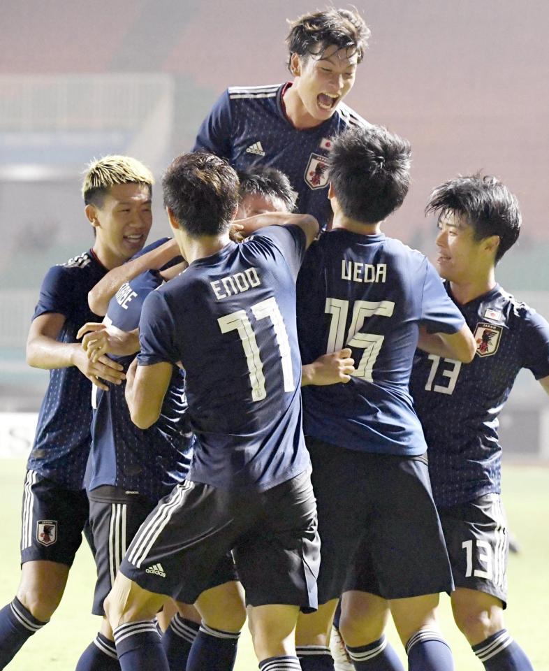 ｕ２１サッカー日本 上田が先制弾 ｕａｅとの準決勝 勝てば韓国戦 サッカー デイリースポーツ Online
