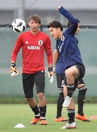 サッカー代表コスタリカ戦へ調整 大阪入り後の初練習