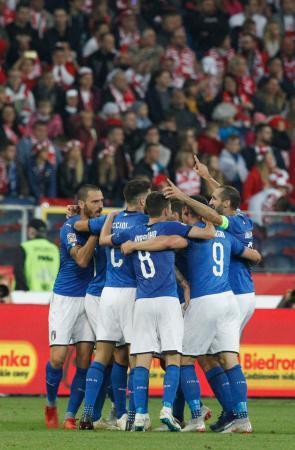 サッカー、イタリアが勝つ 欧州ネーションズリーグ