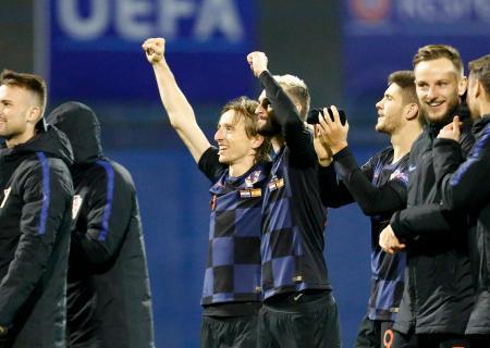 欧州サッカー、クロアチアが勝利　ネーションズＬ、スペインを破る