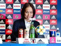 サッカー女子Ｗ杯フランス大会代表を発表した高倉監督