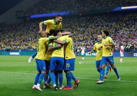 南米選手権、ブラジルが１位通過 １次リーグＡ組