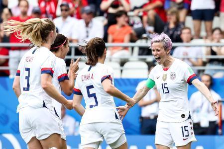 サッカー、米とスウェーデン８強 女子Ｗ杯第１７日