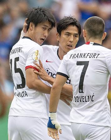ドイツ杯、鎌田１得点で勝利貢献サッカー、長谷部もフル出場