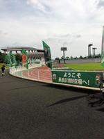 　Ｊ２岐阜の本拠地・岐阜メモリアルセンター長良川競技場