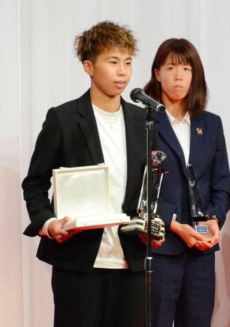 日テレ・田中美南が２年連続ＭＶＰ！２０得点で４年連続得点王　なでしこ年間表彰式