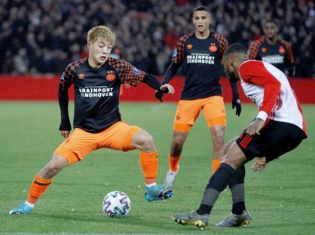 サッカー、堂安は後半途中までオランダ１部リーグ