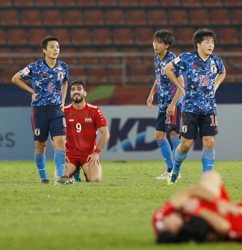 ｕ２３日本代表まさかの連敗で初の１次ｌ敗退 またも試合終了間際に失点 サッカー デイリースポーツ Online