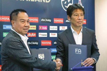 西野朗監督が正式に契約延長２年、タイ・サッカー協会