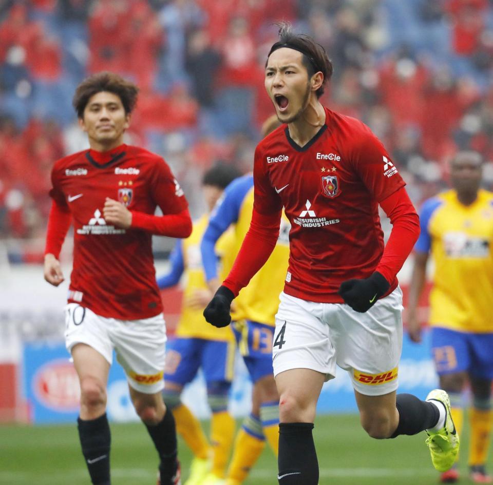 浦和２年目のｆｗ杉本健勇 公式戦初戦で２ゴール 新加入レオナルドも２発 サッカー デイリースポーツ Online