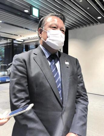 　新型コロナウイルスに感染したことが分かった日本サッカー協会の田嶋会長