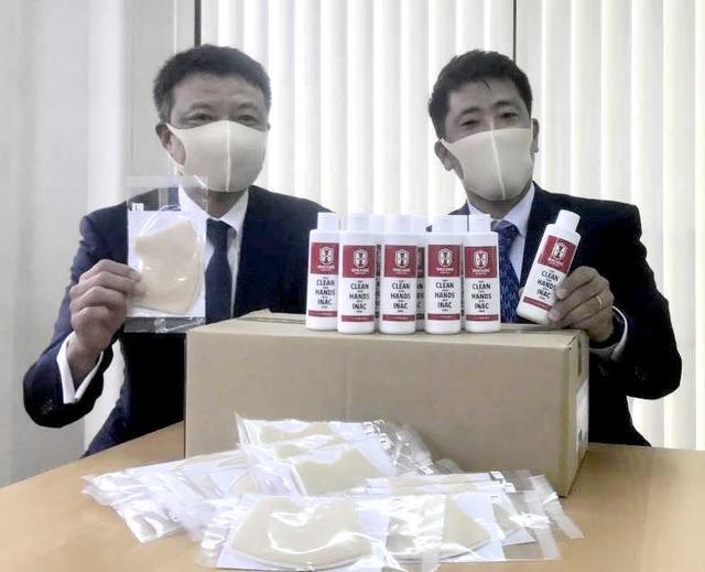 ｉｎａｃ神戸がマスク 殺菌美容液を寄贈 医療従事者を無償で送迎するｍｋタクシーに サッカー デイリースポーツ Online