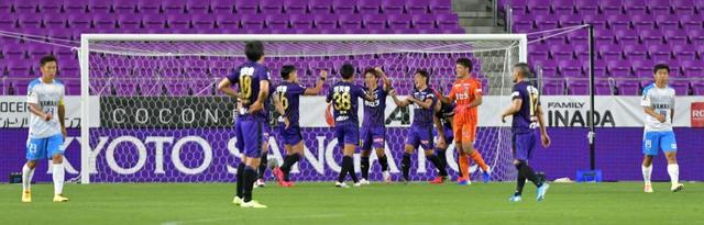 【写真】京都が新スタジアム初白星 実好監督は「勝った瞬間に歓声が聞こえました」サポ想う
