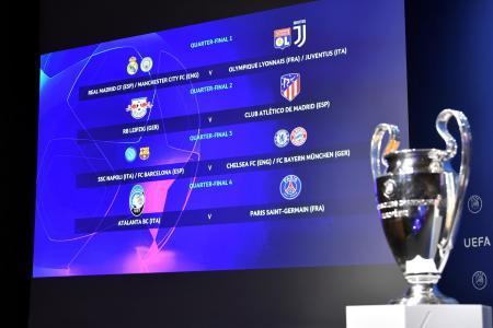 欧州ｃｌ準々決勝以降の対戦決定 サッカー デイリースポーツ Online