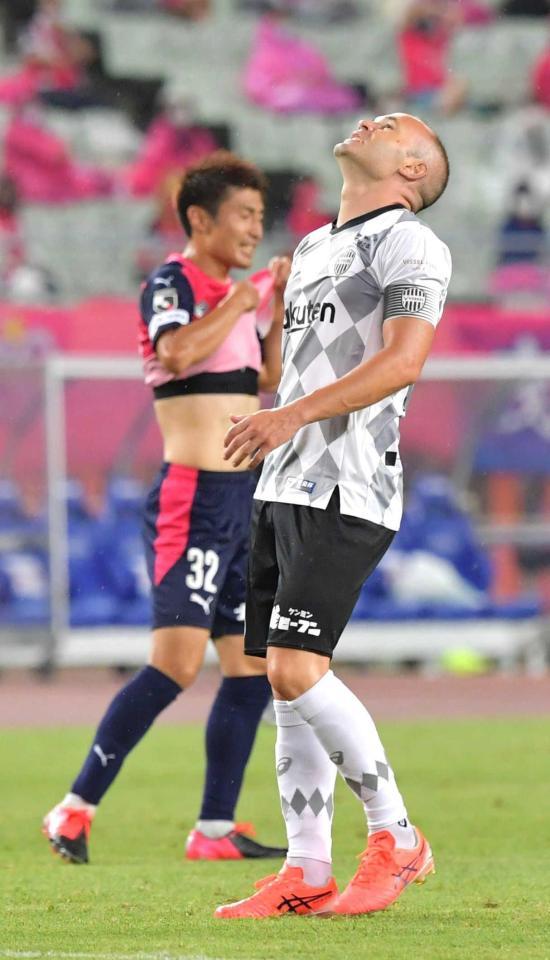 　イニエスタは節目の日を勝利で飾れなかった