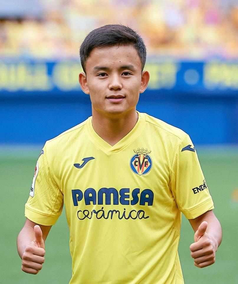 　スペイン１部ビリャレアルに加入した久保建英