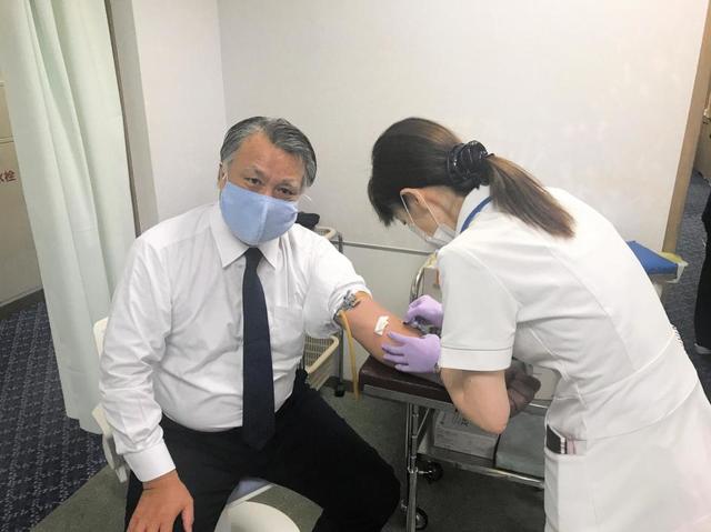 日本サッカー協会・田嶋会長がコロナ新薬開発に協力「第１号の採血者として協力してきた」