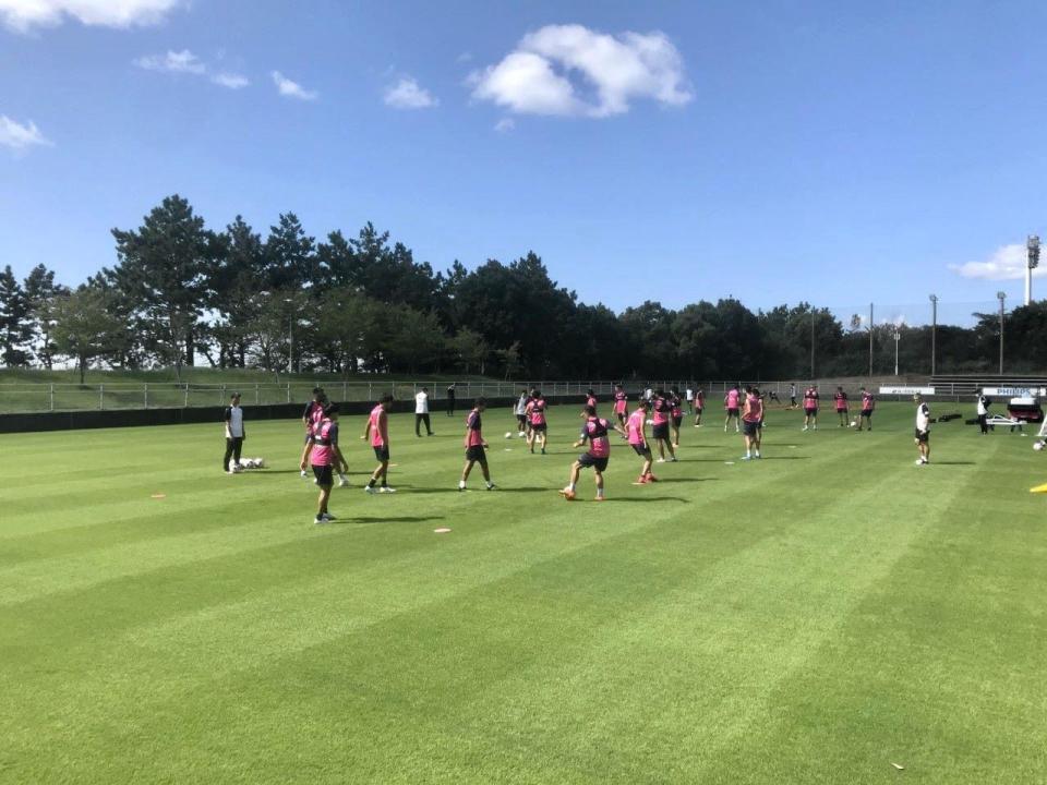 約半年ぶりに練習を公開したＣ大阪