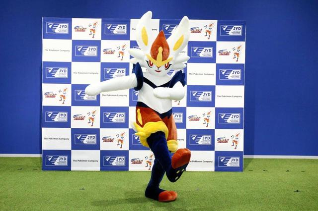 ｊｆａ ポケモンの エースバーン がキッズアンバサダーに就任 サッカー デイリースポーツ Online