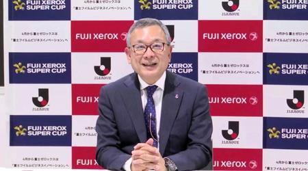 　富士ゼロックス・スーパーカップ２０２１の開催概要発表記者会見をオンラインで行った村井満チェアマン