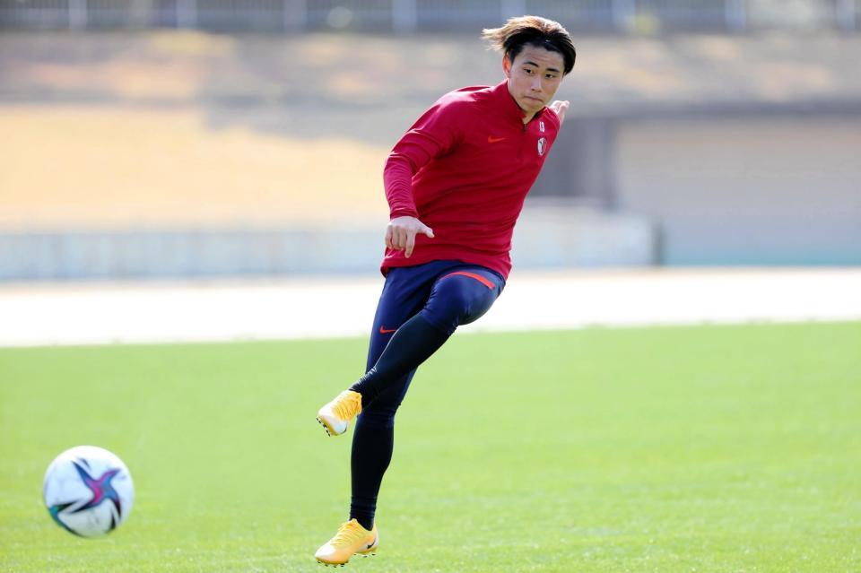 ５ゴール５アシストを目標に掲げた荒木遼太郎（Ｃ）ＫＡＳＨＩＭＡ　ＡＮＴＬＥＲＳ