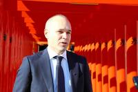 必勝祈願を行った神戸・イニエスタ（Ｃ）ＶＩＳＳＥＬ　ＫＯＢＥ