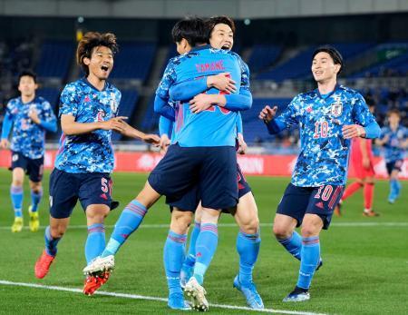 日本、韓国に３-０で快勝１年４カ月ぶり国内代表戦で白星
