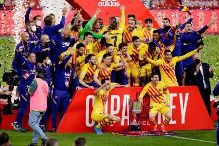 バルセロナがスペイン国王杯優勝３年ぶり３１度目