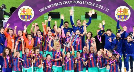 欧州ＣＬ、バルセロナが初優勝サッカー女子、チェルシー下す