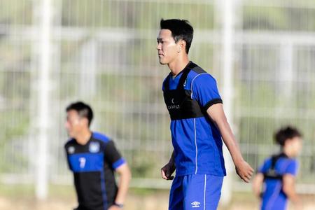 　ウズベキスタンで集中開催のＡＣＬに参戦中のＧ大阪ＤＦ金英権（ガンバ大阪提供）