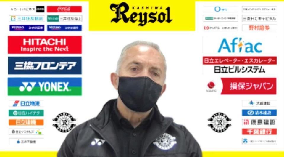 オンライン取材に応じたネルシーニョ監督