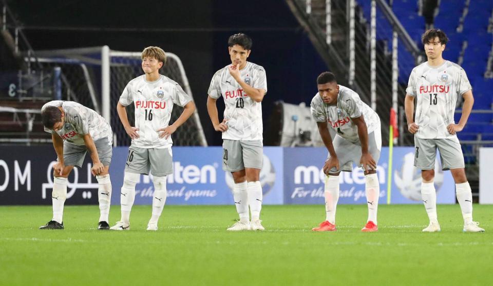 　ＰＫ戦の末、蔚山に敗れた川崎イレブン＝蔚山（ゲッティ＝共同）