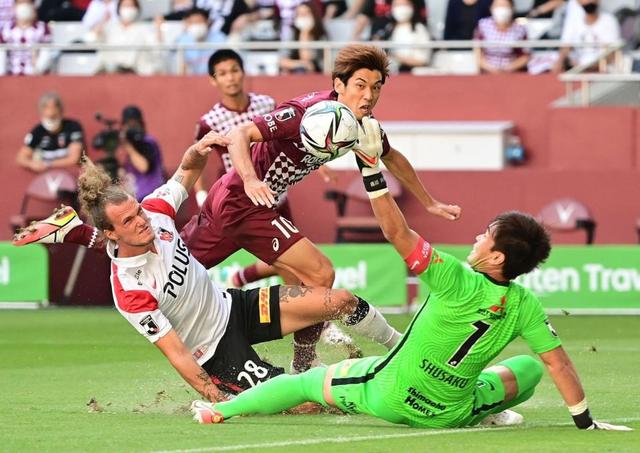 神戸 大迫 相手は嫌だろうと感じていた 武藤との２トップはまり５発大勝 サッカー デイリースポーツ Online