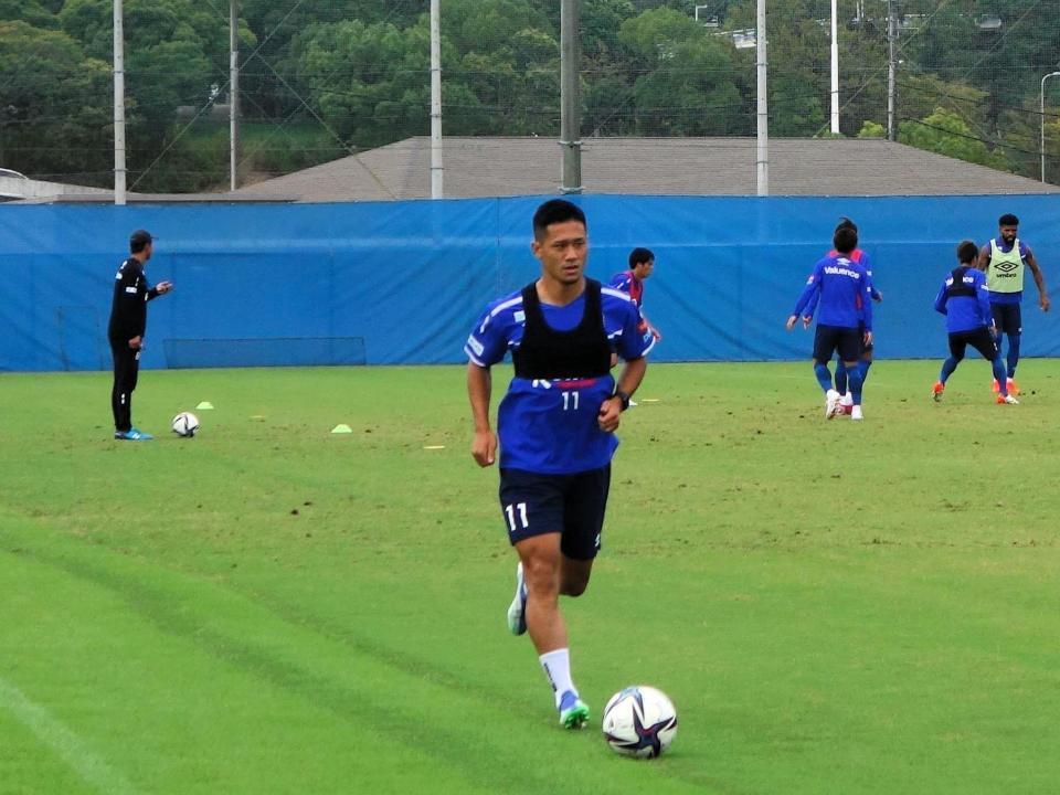 　別メニューで調整するＧ大阪ＦＷ小野