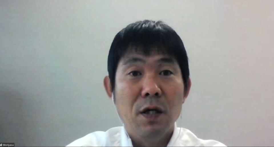 　オンライン取材に応じた日本代表の森保一監督