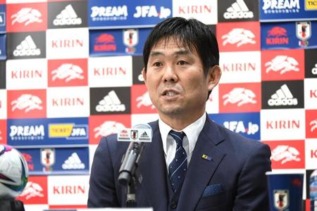 　ウズベキスタン戦の招集メンバーを発表する森保監督（Ｃ）ＪＦＡ