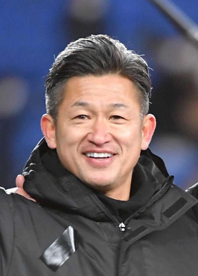 　鈴鹿に移籍することが濃厚となった三浦知良