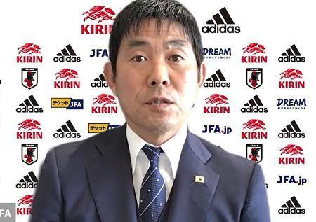 　オンラインで記者会見したサッカー日本代表の森保監督＝２２日
