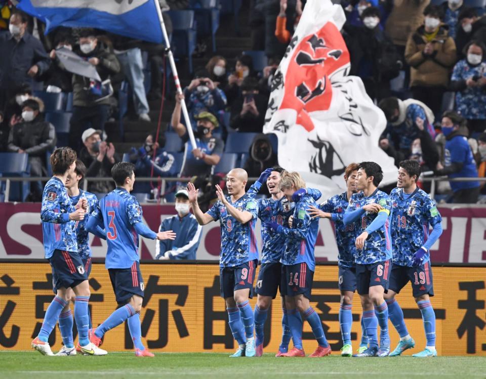 日本快勝のサッカー中国戦は１６ ２ ｗ杯アジア最終予選 サッカー デイリースポーツ Online