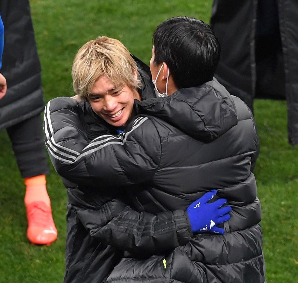 森保監督 試合後円陣で まだ終わってないよ 選手称えつつ鼓舞 目は少し充血 サッカー デイリースポーツ Online