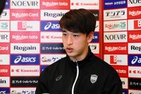 　オンライン取材に応じる神戸ＤＦ小林（Ｃ）ＶＩＳＳＥＬ　ＫＯＢＥ