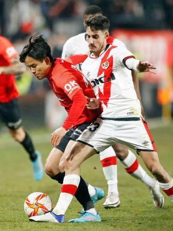 久保建英は後半途中出場サッカーのスペイン国王杯