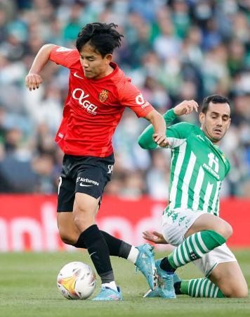 久保建英は前半で交代スペイン１部、マジョルカ