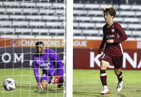 神戸、傑志下し白星発進サッカーＡＣＬ１次Ｌ