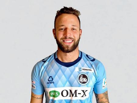 　来日したＦＣ大阪ＭＦガブリエルピレス