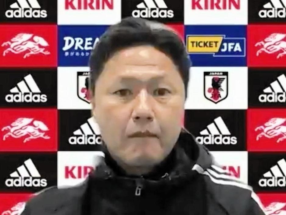 　オンライン取材に応じた大岩監督