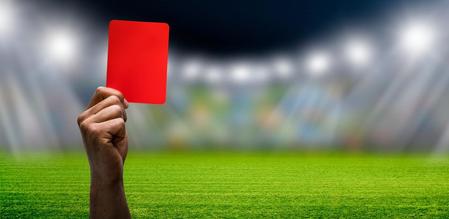 　レッドカード（写真はイメージです）＝（by-studiostock.adobe.com）